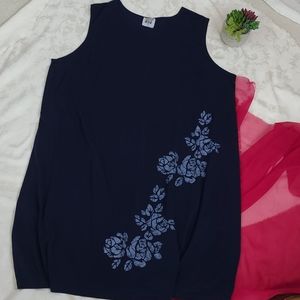 Spoiled Rotten USA blue sleeveless dress sz 2x